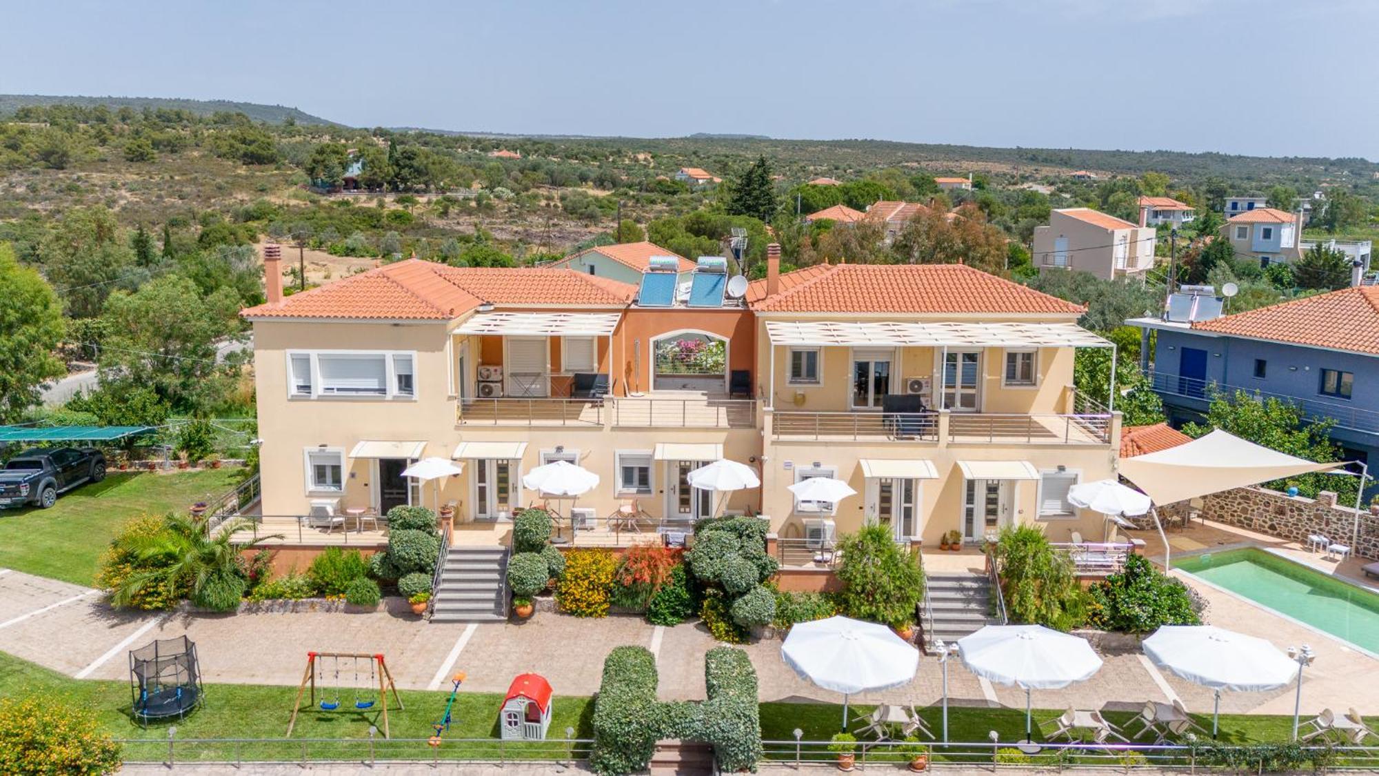 Palaiologou Panorama Apartments Mantamádos Zewnętrze zdjęcie