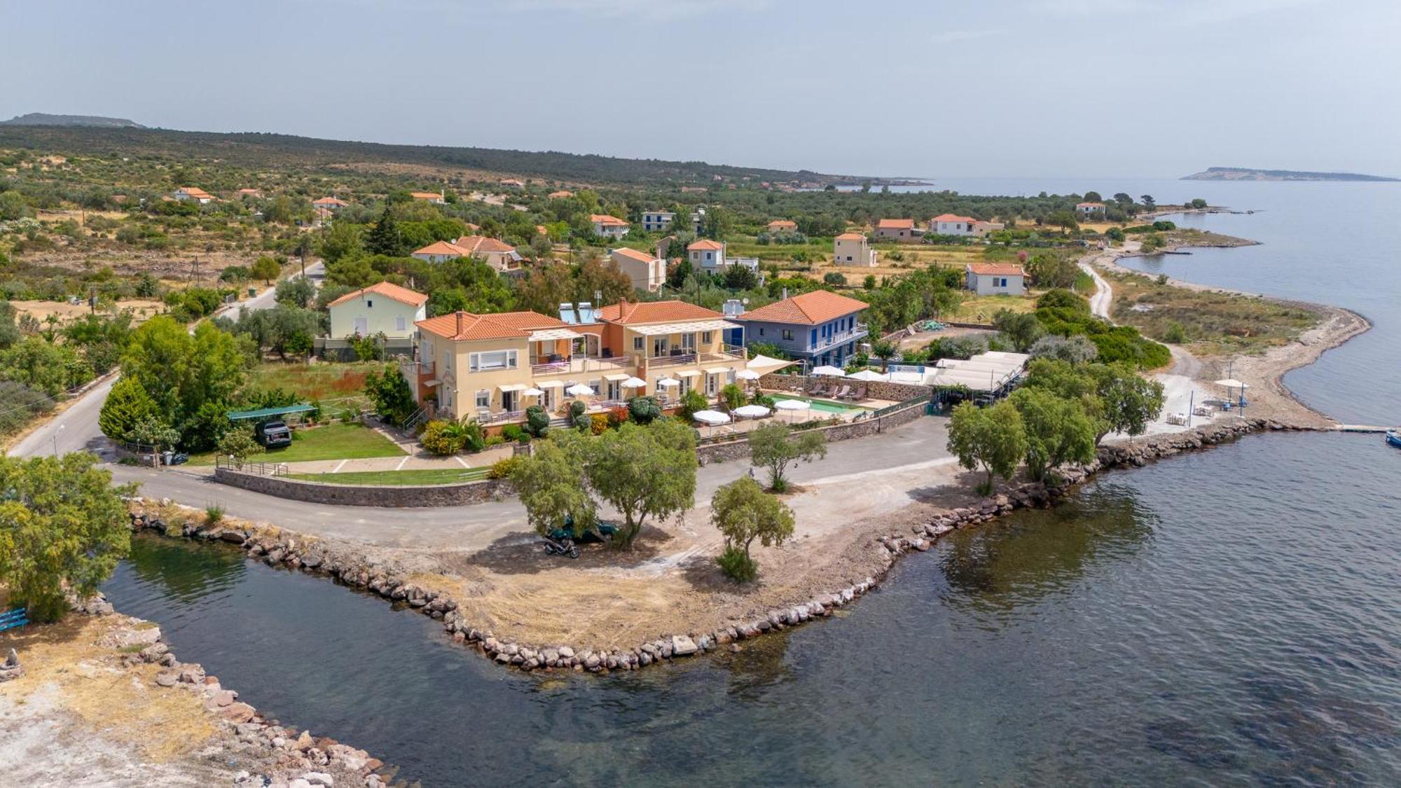 Palaiologou Panorama Apartments Mantamádos Zewnętrze zdjęcie